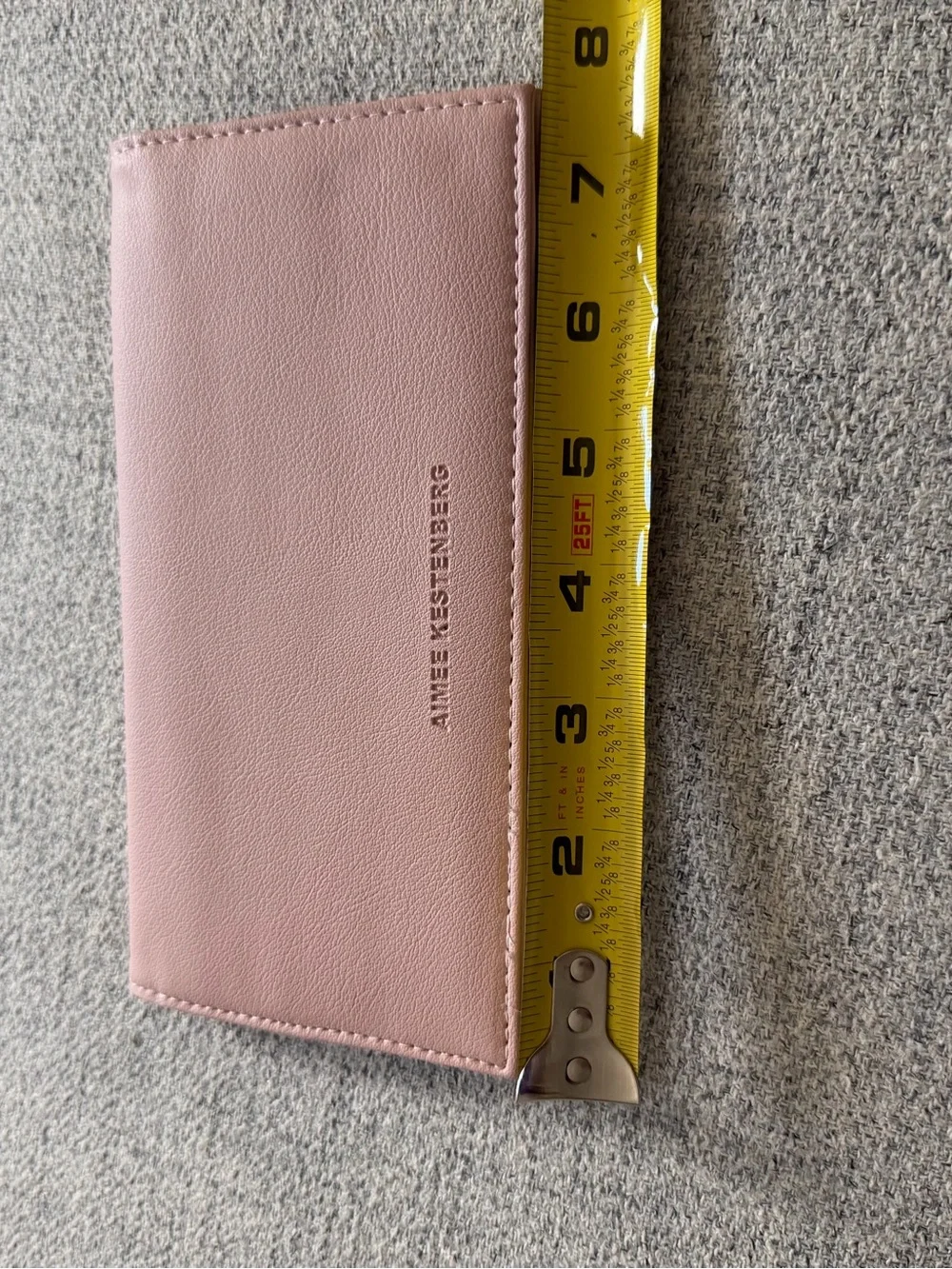 Aimee Kestenberg Blush Pink Leather Long Wallet